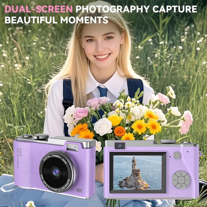 Portable Digital Camera,FHD 1080P Autofocus Vlogging Camera Electronics, Compact Small Camera,Digital Cameras for Teenagers Beginners,32g Memory Card, Ideal Gifts for Girl & Boy