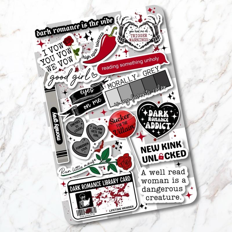 Cardstock Case Insert for Kindle Paperwhite Basic Scribe | Smutty Book Lover Gift | Bookish Stickers for E-Reader | Booktok Cover Insert | Morally Grey | Romance Books | Smut Reader | Spicy Stickers for Kindle Device Smartphone | Choose Your Kindle Size