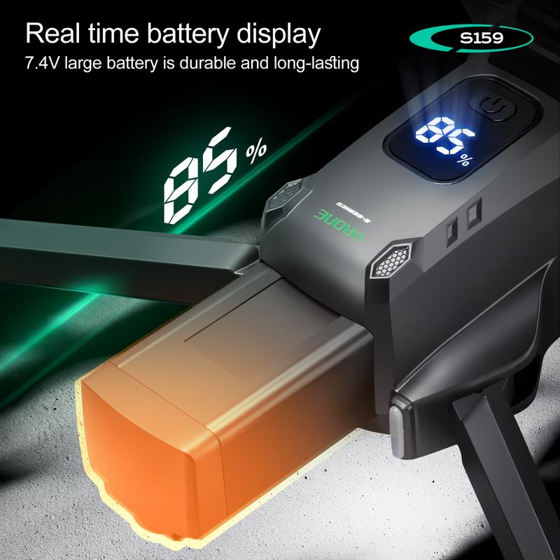 5G wireless GPS drone with screen remote controller, GPS intelligent positioning, brushless motor, four-sided obstacle avoidance, automatic follow, electrically adjustable camera Phone App control folding drone carrollers camcorder wireless trail