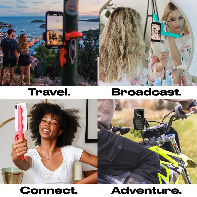 Buy One Get One FREE: Tenikle PRO Flexible Phone Mount & Tripod with Crazy Suction