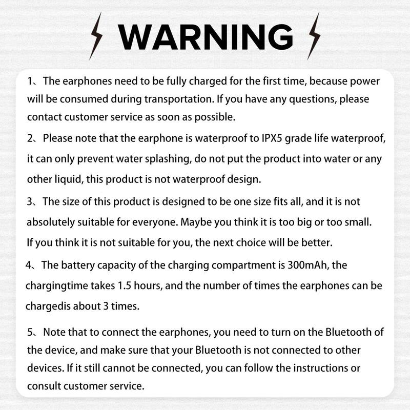 HYUND HY-T26 AI Wireless Hanging Ear Earphone, Waterproof Long Battery Life Clip-on Headset, HIFI Sound Bluetooth-compatible Headphones for Cellphones