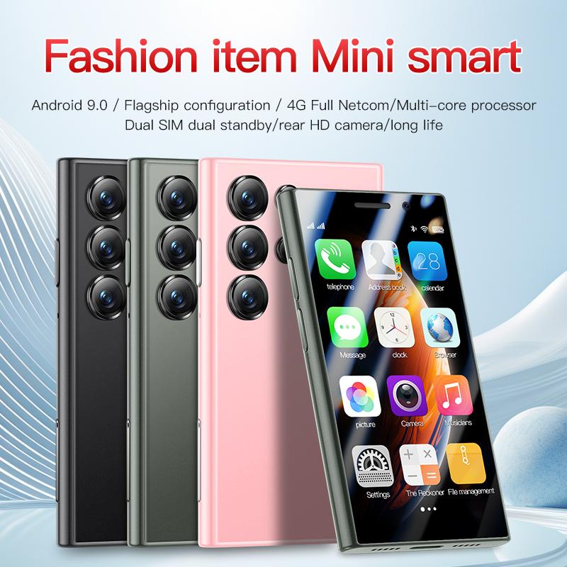 Mini Smart Phone S23 Pro , Android OS, 3.0 Inch Screen, 2 SIM Slots, 2GB RAM, 16GB Storage, 1000mAh Battery Included