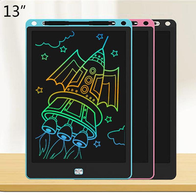 13 Inch LCD Writing Tablet, Battery Powered Electronic Drawing Board, Educational Device for Students, Office Accessories