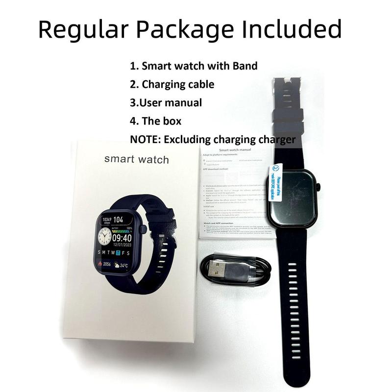 Smart Pop Watch with Wireless Calling Dial, Multiple Sport Mode, Calling Reminder and Rejection, Sms Reminder, Custom Wallpaper, Smart & Wearable Devices for iPhone Andriod