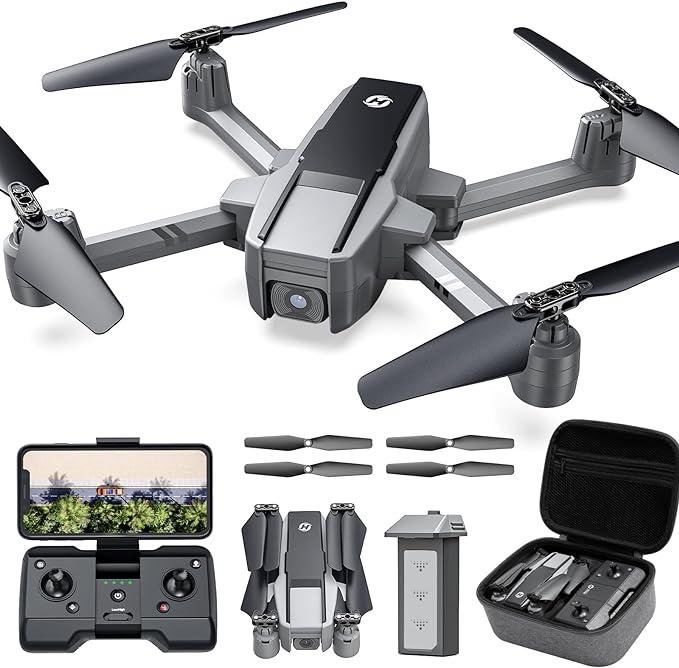 Holy Stone HS440D Drones with Camera for Adults 4K UHD Camera, Unger 249g with GPS Auto Return, Customized Carrying Case Accessories Adjustable