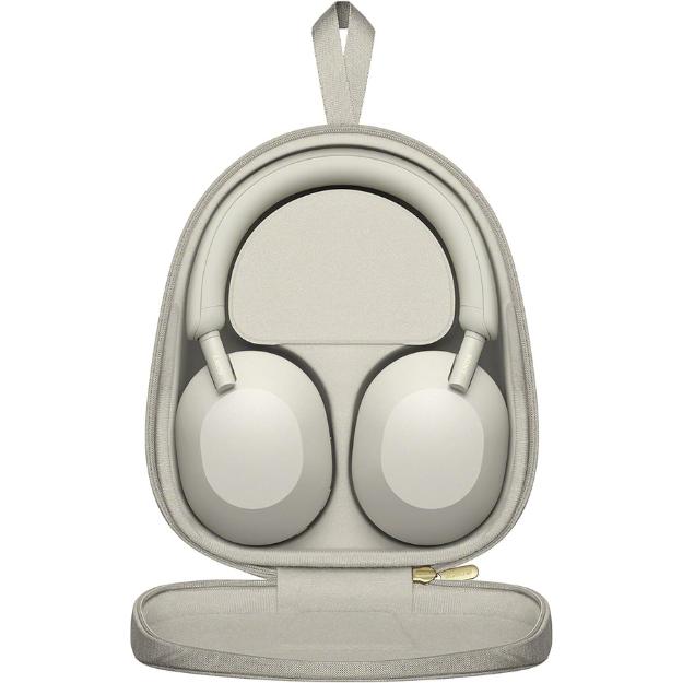 Sony WH-1000XM5 Wireless Noise Canceling Headphones with 4 Beamforming Microphones and 30-hour Battery Life, Silver