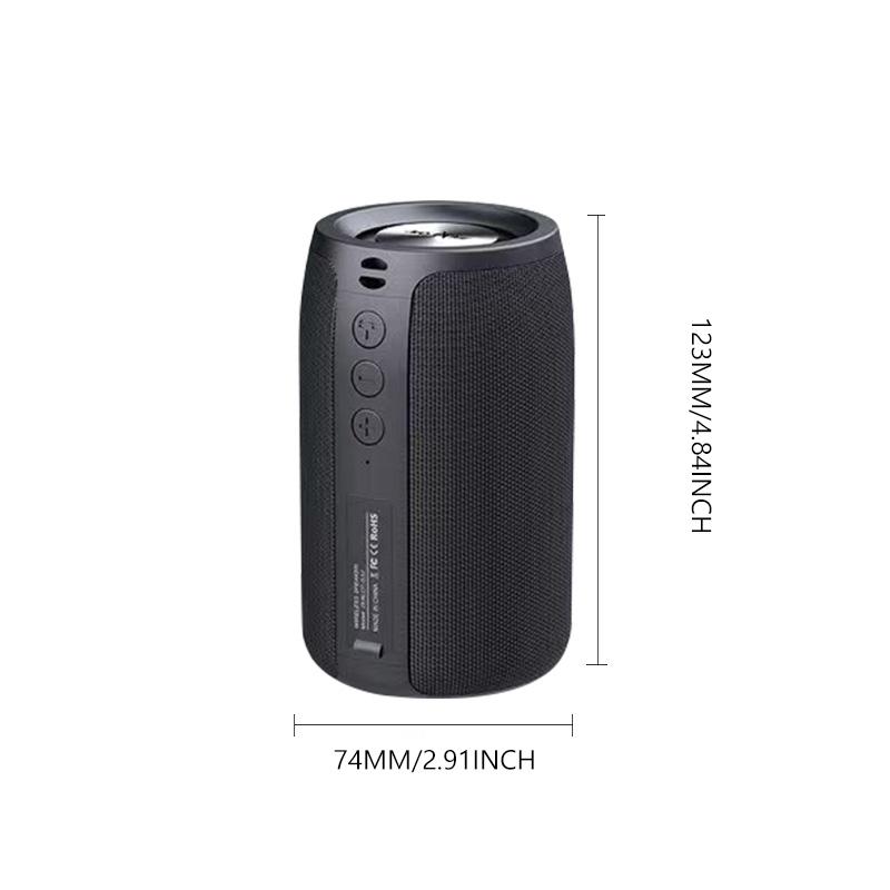 ZEALOT S32 Bluetooth Speaker Waterproof Compact Audio Smartphone Wireless Connection Dual Pairing Loud Stereo Portable Outdoor Boombox Subwoofer