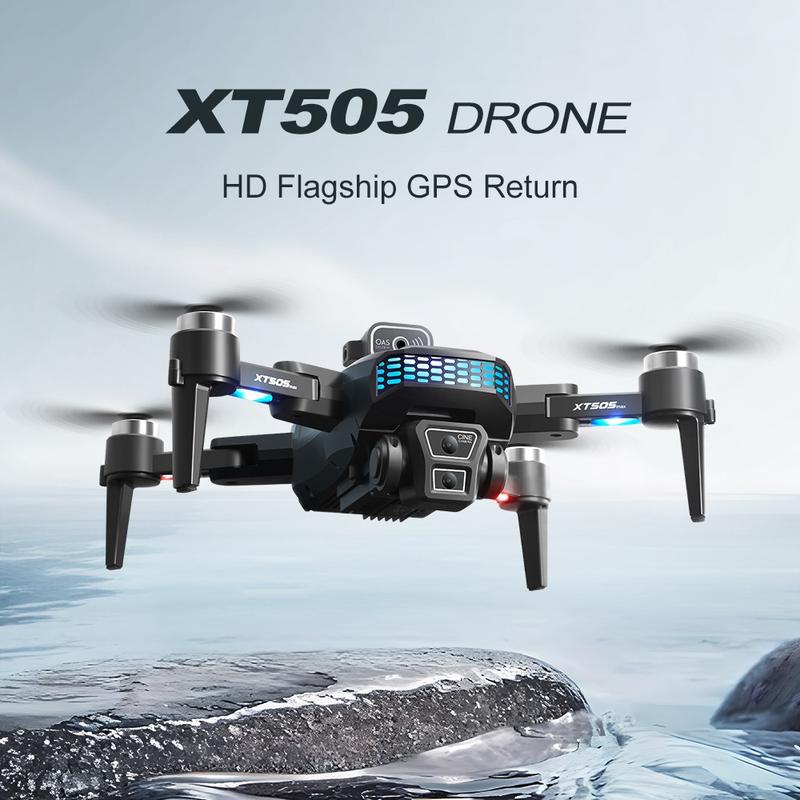 Latest Upgraded GPS Drone with 4K Camera, 3 Big Batteries, Motor Adopts Brushless Technology, Suitable for Adult Beginners, Intelligent Obstacle Avoidance, GPS Home, Can Be a Good Gift for Friends