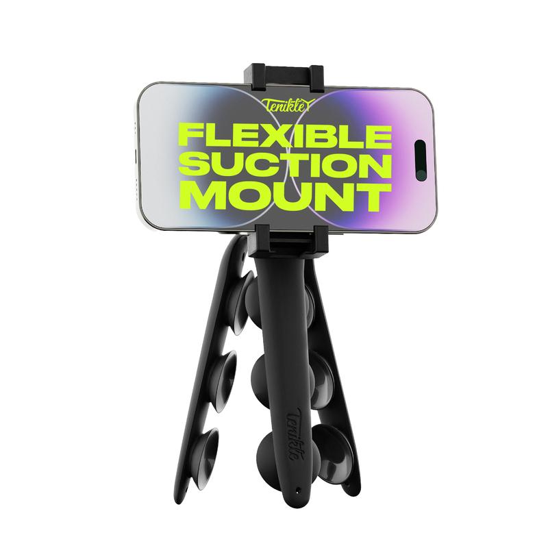 Buy One Get One FREE: Tenikle PRO Flexible Phone Mount & Tripod with Crazy Suction