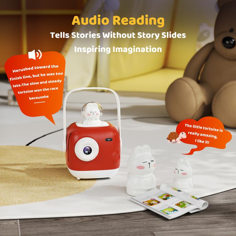 KOKODI Toy Projector Story Dream Machine with Bluetooth Speaker and Star Night Light, Projector for Bedtime and Storytime, Infrared Eye Protection, Interactive Story Projector with Reading Books, Christmas and Birthday Gift