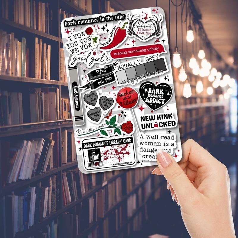 Cardstock Case Insert for Kindle Paperwhite Basic Scribe | Smutty Book Lover Gift | Bookish Stickers for E-Reader | Booktok Cover Insert | Morally Grey | Romance Books | Smut Reader | Spicy Stickers for Kindle Device Smartphone | Choose Your Kindle Size