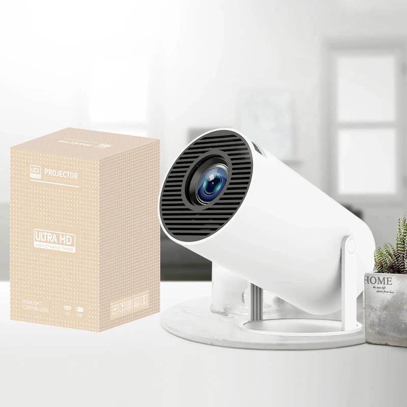 Portable Projector, Android WiFi Bluetooth-compatible Projector, Home Theater Projector, Movie Projector, Mini Projector for Home Office