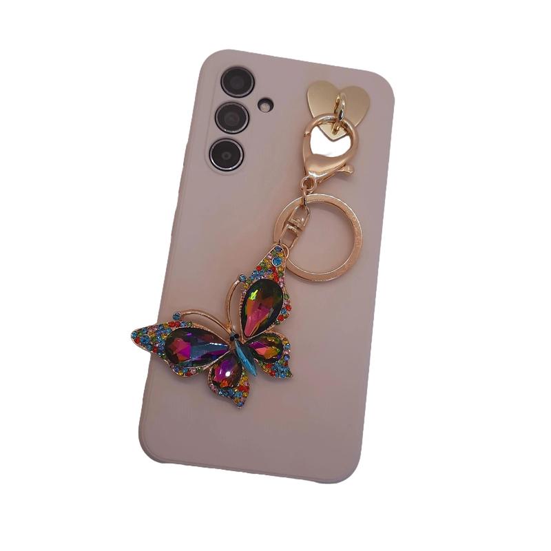 Brie the Butterfly Glitzy Drop Charm for Keys, Bags and Phones