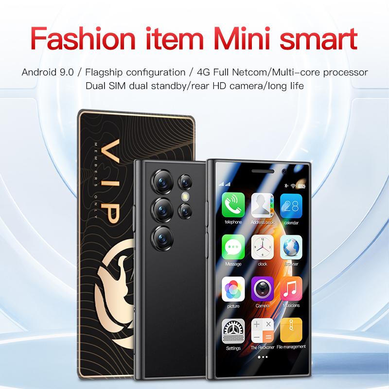 Mini Smart Phone S23 Pro , Android OS, 3.0 Inch Screen, 2 SIM Slots, 2GB RAM, 16GB Storage, 1000mAh Battery Included