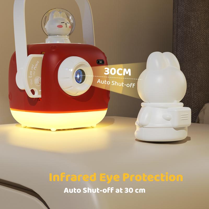 KOKODI Toy Projector Story Dream Machine with Bluetooth Speaker and Star Night Light, Projector for Bedtime and Storytime, Infrared Eye Protection, Interactive Story Projector with Reading Books, Christmas and Birthday Gift