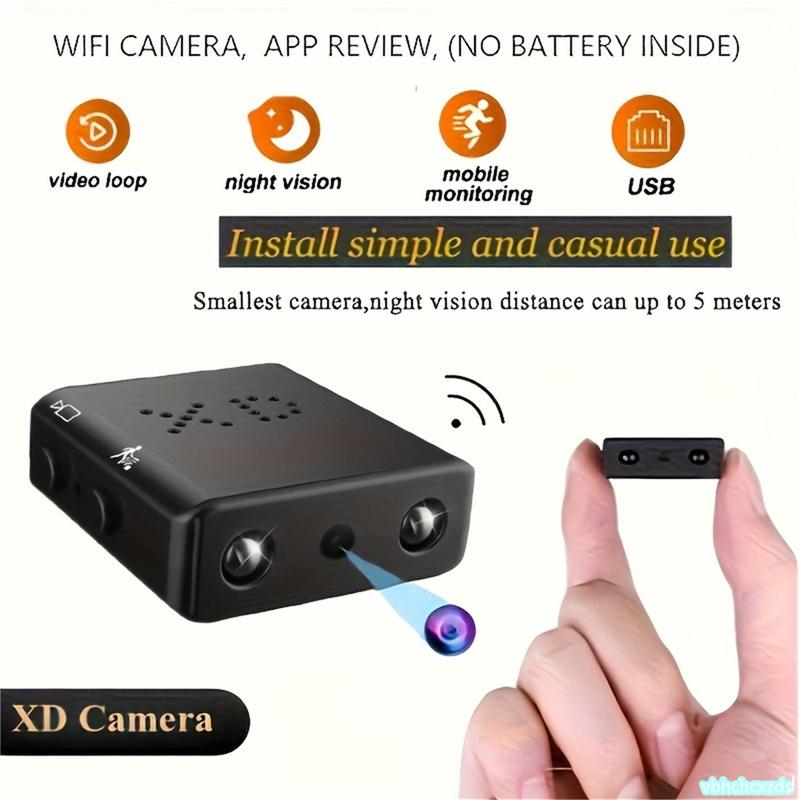 2024  Wireless WiFi Camera with Motion Detection - 480P 2.4GHz Android Compatible - Perfect Valentine's Day Gift for Indoor Outdoor Surveillance