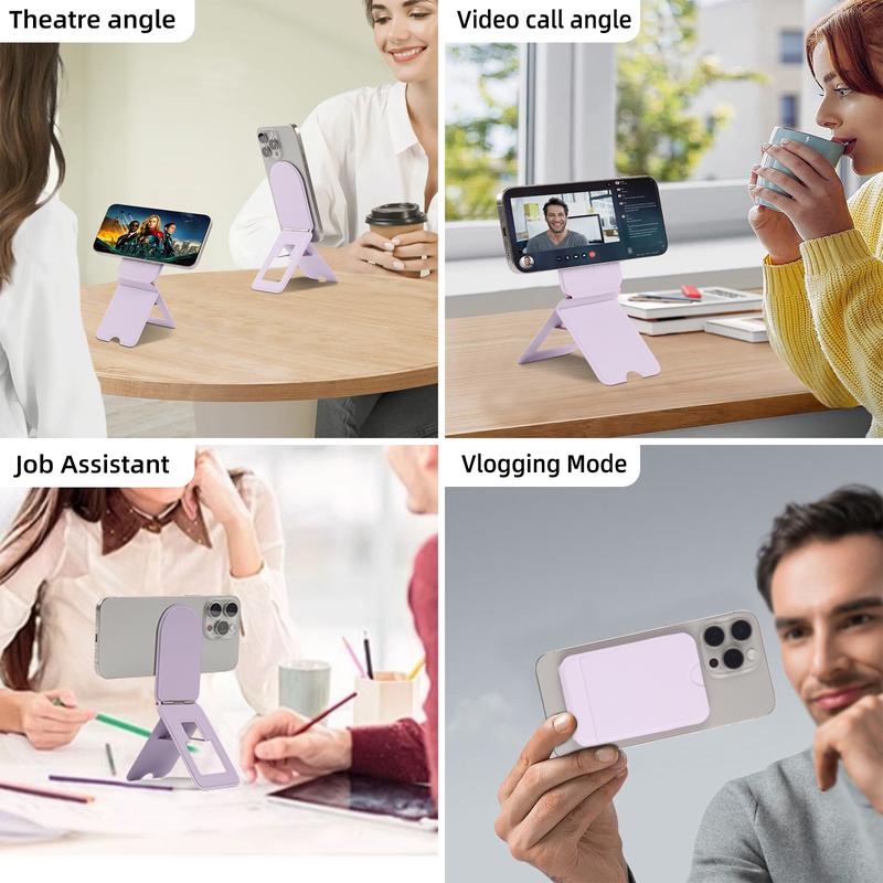 DVWDVW Portable Magnetic Phone Tripod, Flexible Angles for Live Streaming, Video Recording, Vlog, Selfie   iphone stand Android Accessories Smartphone