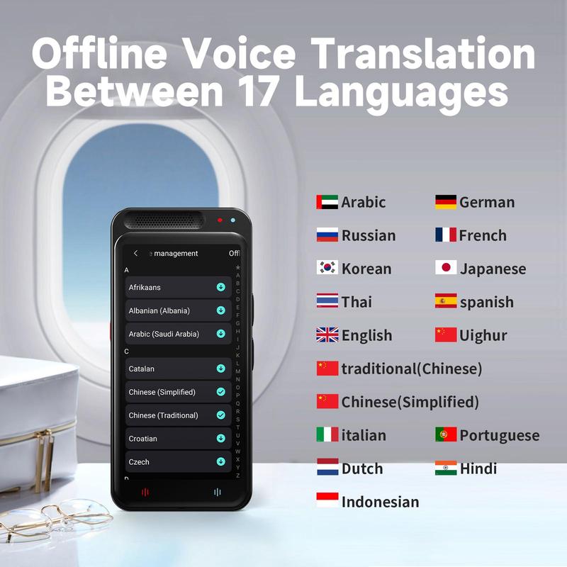 vormor Language Translator Device, Portable Translator Device with 138 Languages & 4.1