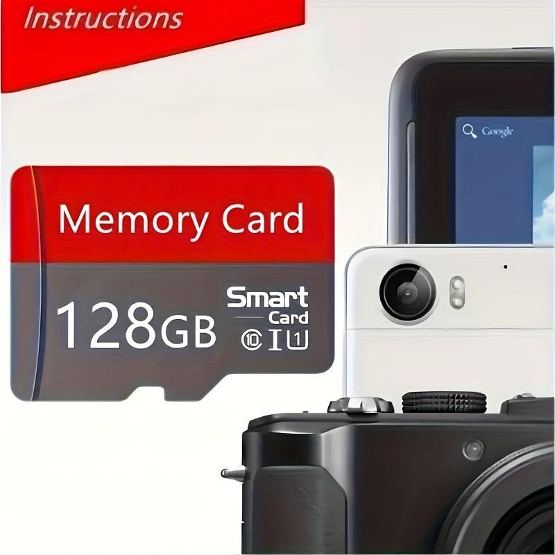 Durable Flash Memory Card, 1 Count High-speed Break Resistant Micro SD Card, 4K Ultra HD Storage Durable Flash Card, Compatible with Car Computer Camera Accessories