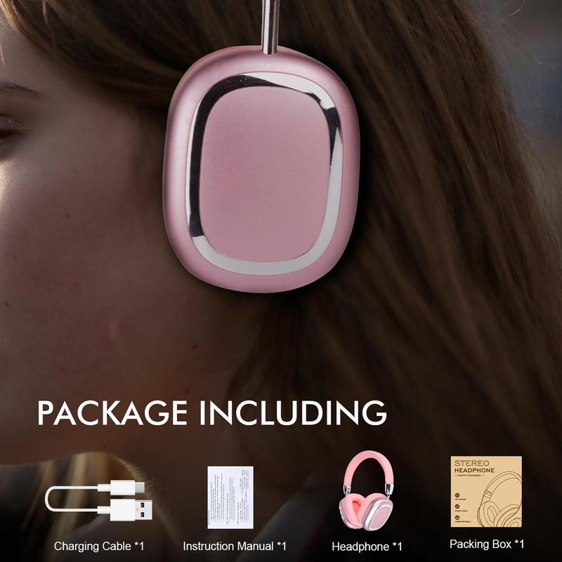 Wireless Headphones with Built-in Microphone,Electronic Audio Earbuds Wireless Noise Cancellation Headphones for Fall, Foldable Gaming Headset for Phones,Computers, MP3,Fun Summer Gift,Wireless Earbuds