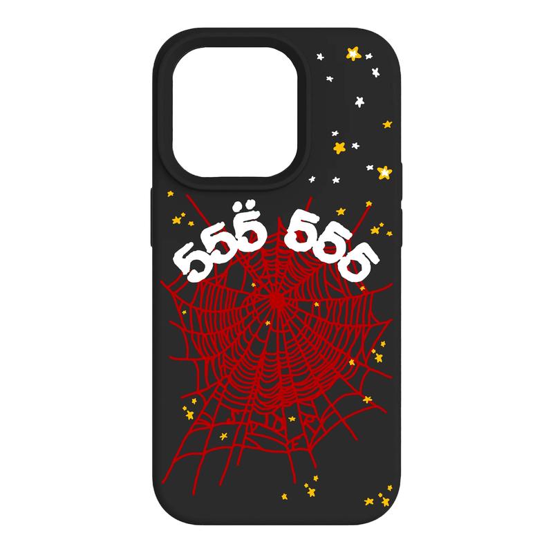 Sp5der black red Hypebeast Tough Phone Cases Accessories Cover Cellphone Aesthetic Protection iphone12 case