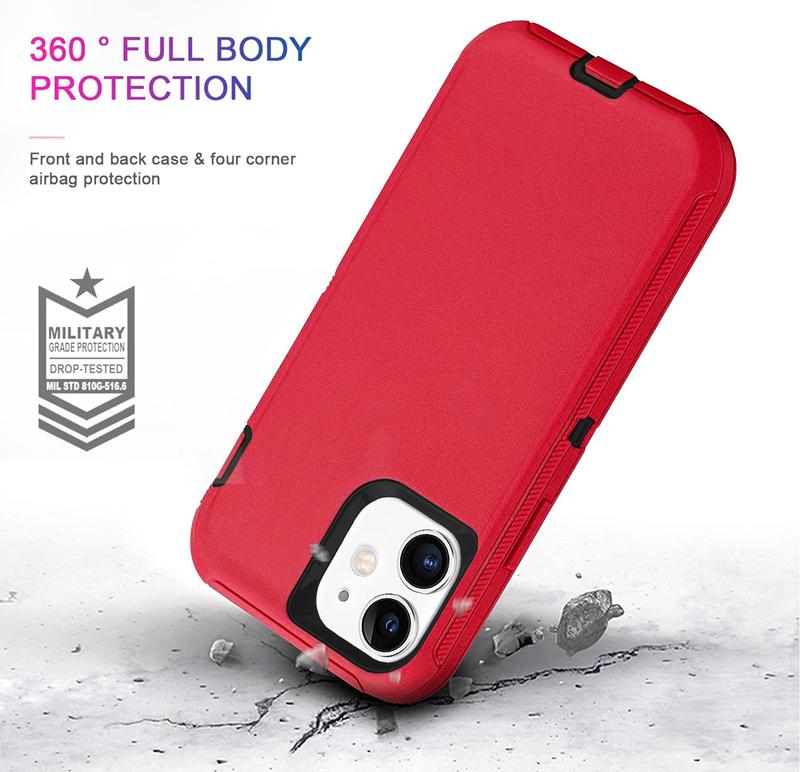 For iPhone 16 15 Pro Max 14 Plus 13 Pro 12 11 Cellphone Case Heavy Duty Shockproof Rugged Defender Cover Protective Casing iphone case