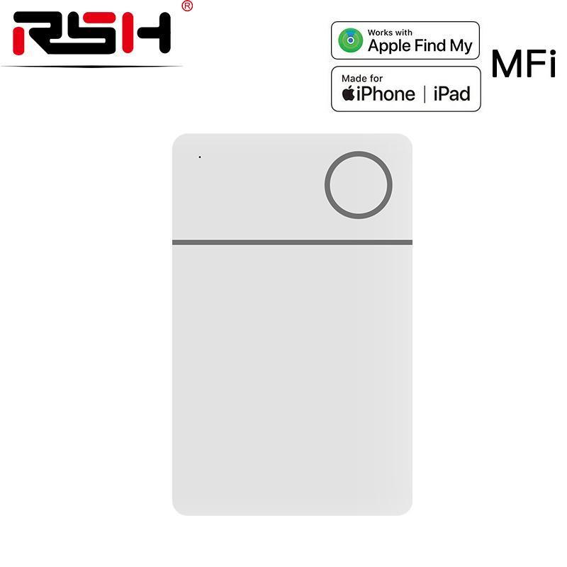 RSH Smart GPS Tracker, Waterproof IP67 Smart Air Tag Suitable for IOS Find My APP, Smart Item Locator, Tracker for Car, Bicycle