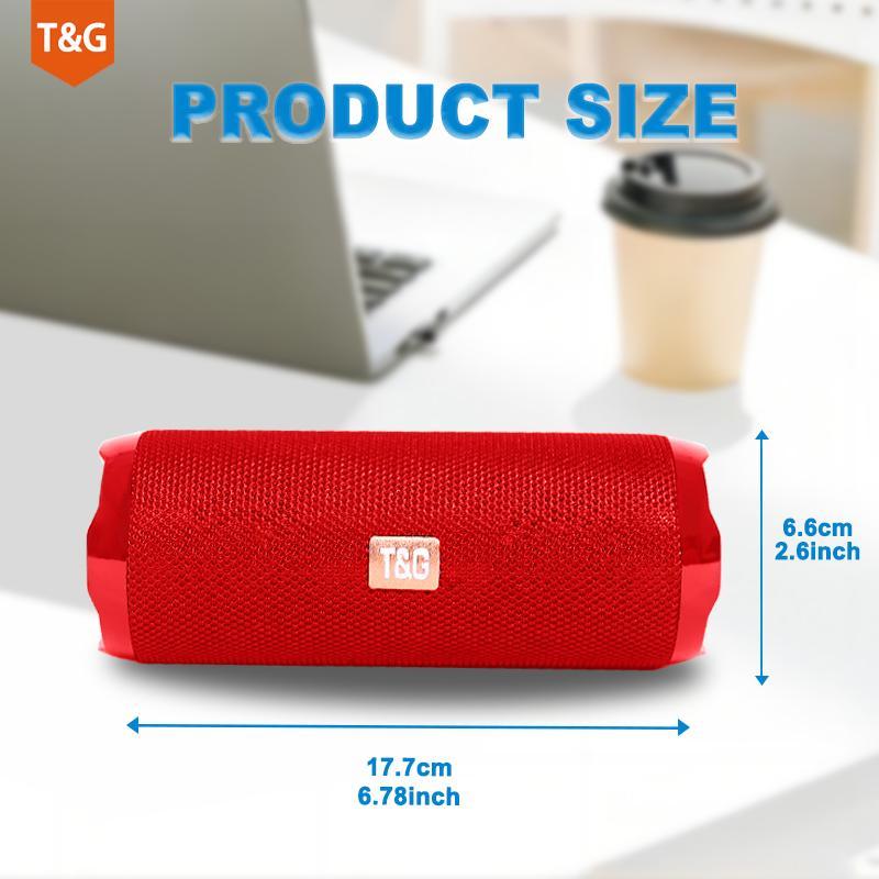 TG Portable Wireless Audio Speaker for Summer, Outdoor BT Subwoofer Speaker, Speakers for Free Call FM TF Card USB Flash Drive Connect Mobile Phone Tablet TV