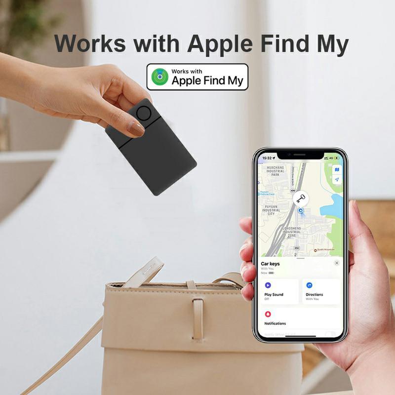 Wallet Tracker Finder Locator, Small Best Slim Credit Debit Card Find  Chip Tracker Device Lost Waterproof with Built-in 24 Months Battery Gps