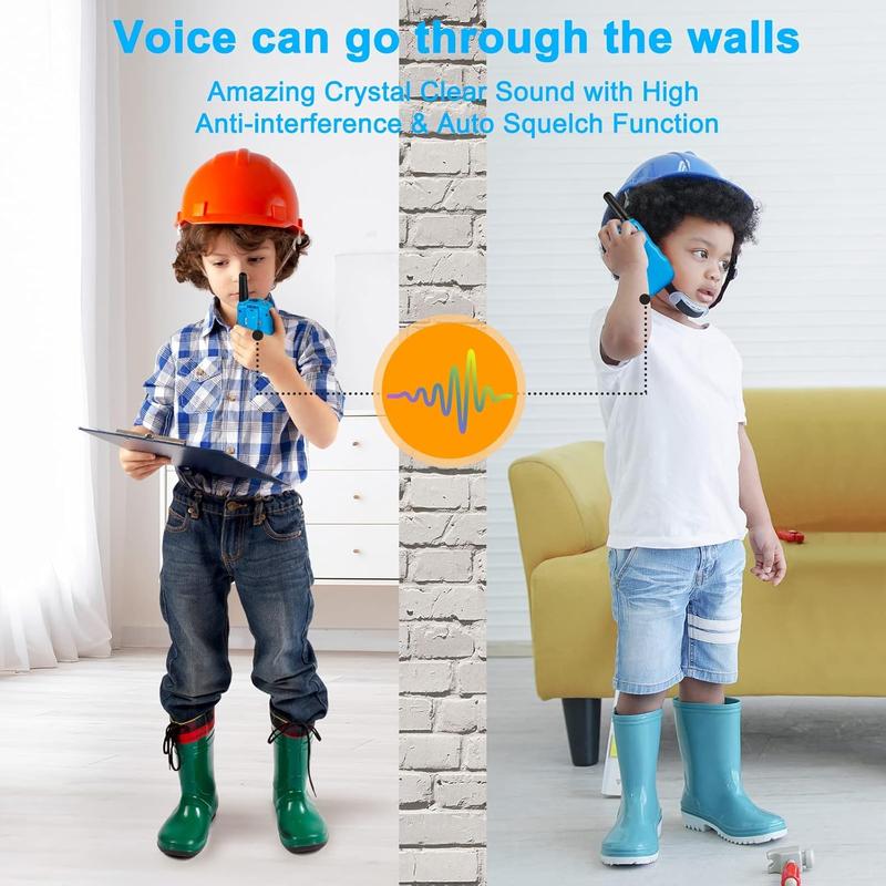 Walkie Talkies for  3 Miles Long Range, 22 Channels Walkie Talkie with Clear Sound & Automatic Squelch,  Walkie Talkies, Outdoor  Toys for Girls Boys  4-12