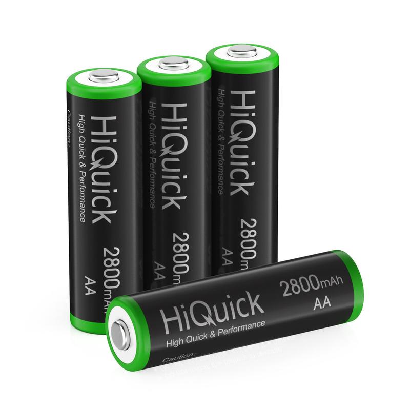 HiQuick AA Ni-MH Rechargeable batteries 2800mAh Accessories Devices