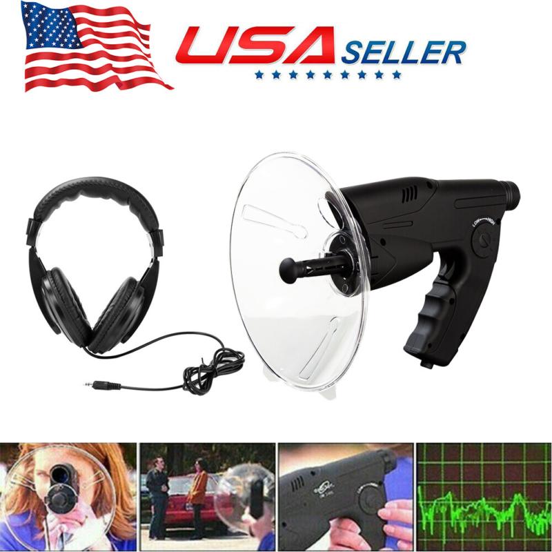 100m Parabolic Sonic Listening Amplifier Device Microphone Spy Bionic Ear Sound