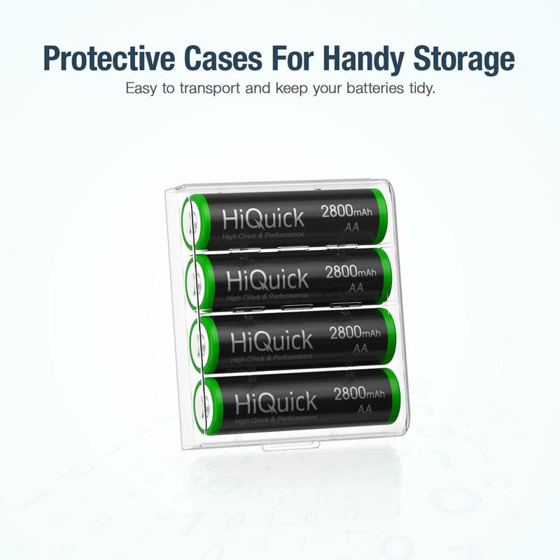 HiQuick AA Ni-MH Rechargeable batteries 2800mAh Accessories Devices