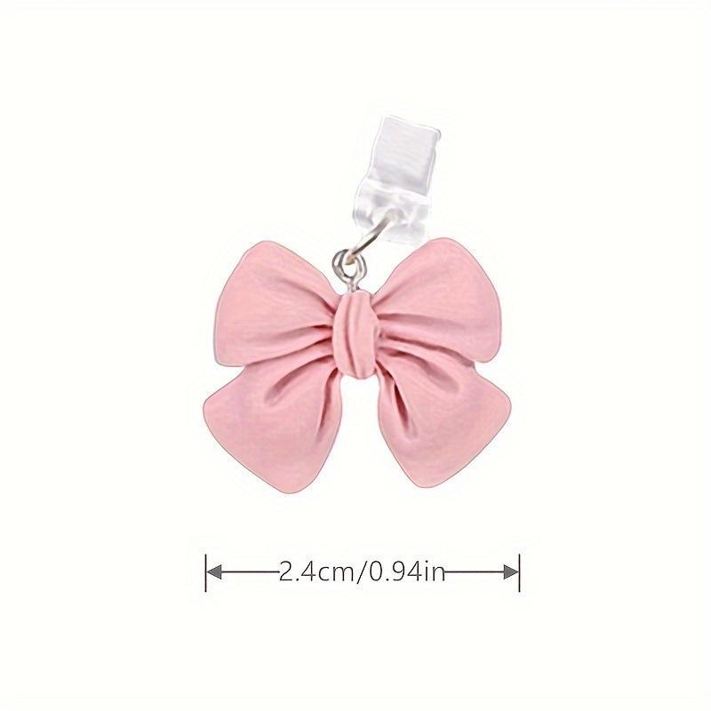 Cute Bowknot Design Phone Dust Plug, 1 Count Creative Design Phone Charging Port Cover, Phone Accessories Compatible with iPhone & Android