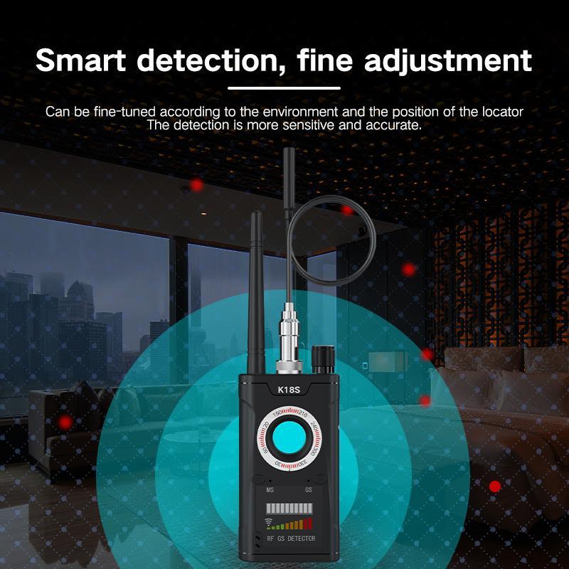 Multifunction Car GPS Tracker Detector, Smart Anti-tracking Detection locator, RF Signal Detector, Portable Detector, Anti-theft Terminator for Home, Travel, Bathroom, Office & Hotel