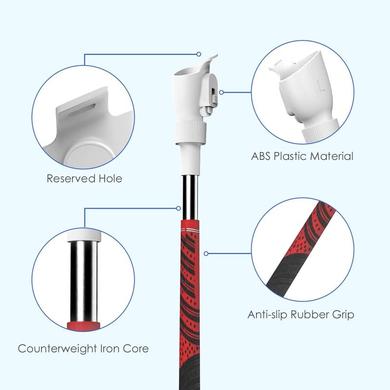 Golf Club Attachment for Quest 2, Upgraded Rugged Design with Push Switch