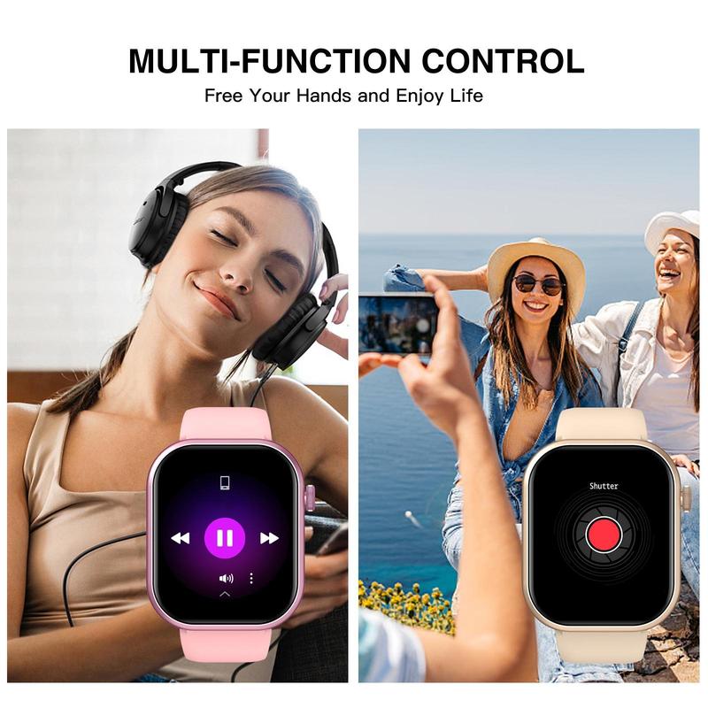 Multifunctional Smart Watch, 1 Count Fashion Digital Watch with Weather Forecast and Music Control Function, Sports Watch for Women & Men