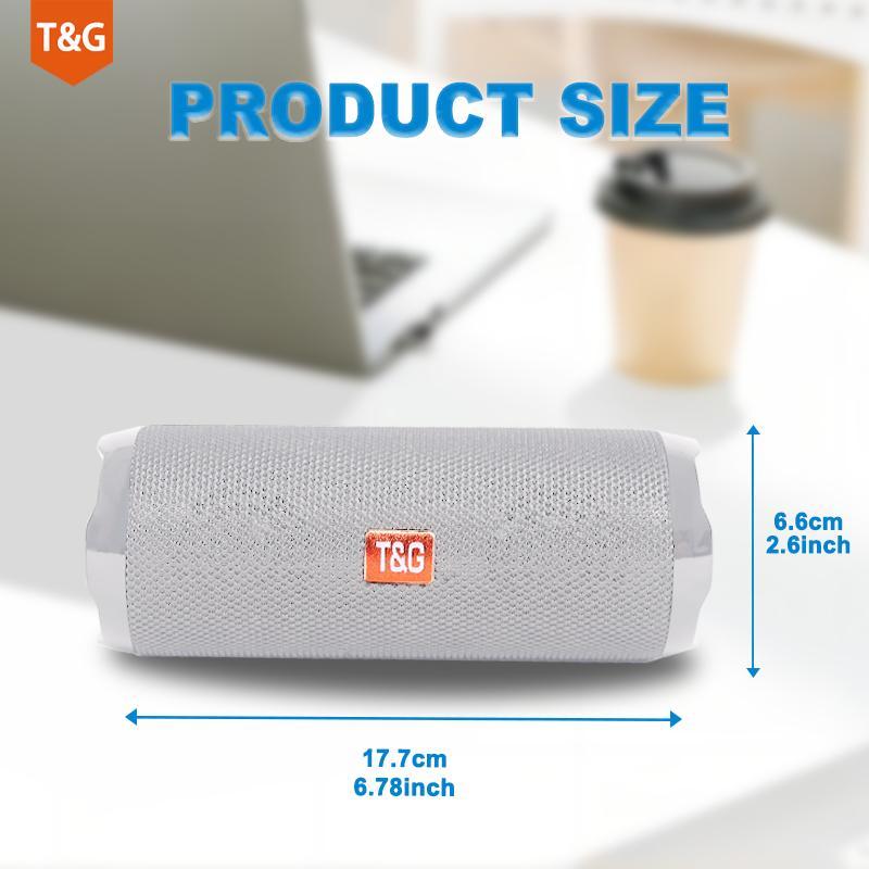 TG Portable Wireless Audio Speaker for Summer, Outdoor BT Subwoofer Speaker, Speakers for Free Call FM TF Card USB Flash Drive Connect Mobile Phone Tablet TV