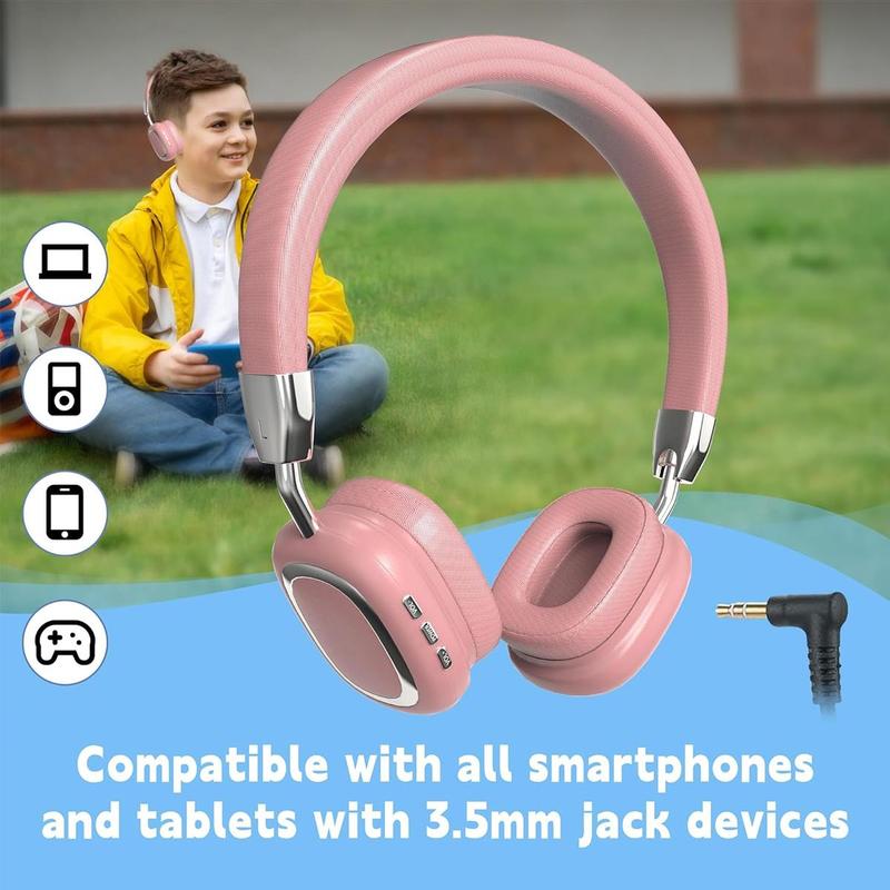 Wireless Headphones with Built-in Microphone,Electronic Audio Earbuds Wireless Noise Cancellation Headphones for Fall, Foldable Gaming Headset for Phones,Computers, MP3,Fun Summer Gift,Wireless Earbuds