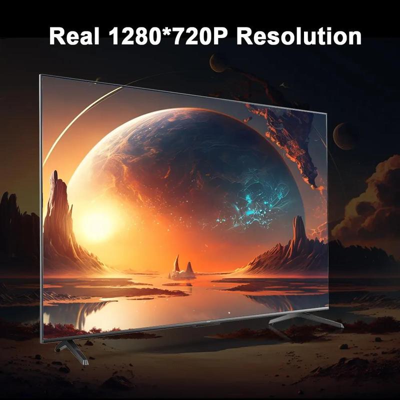 Magcubic Portable Projector HY300 Pro, Android 11 Dual Wifi6 260ANSI Allwinner H713 BT5.0 1080P 1280*720P Projector, Multifunctional Projector for Home Cinema, Outdoor