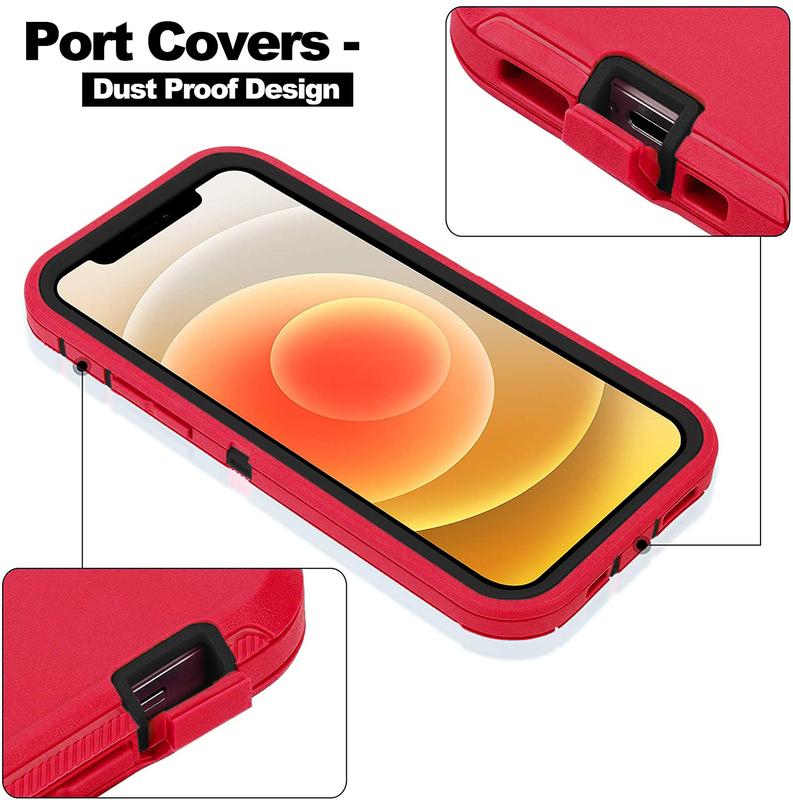 For iPhone 16 15 Pro Max 14 Plus 13 Pro 12 11 Cellphone Case Heavy Duty Shockproof Rugged Defender Cover Protective Casing iphone case