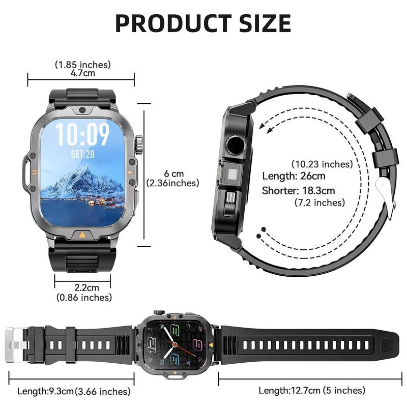 Multifunctional Smart Watch, Fashion Digital Sport Smartwatch with Multi-Sport Modes and Time Display, Waterproof Android Watch, Fitness Watch, Sport Watch for Women & Men