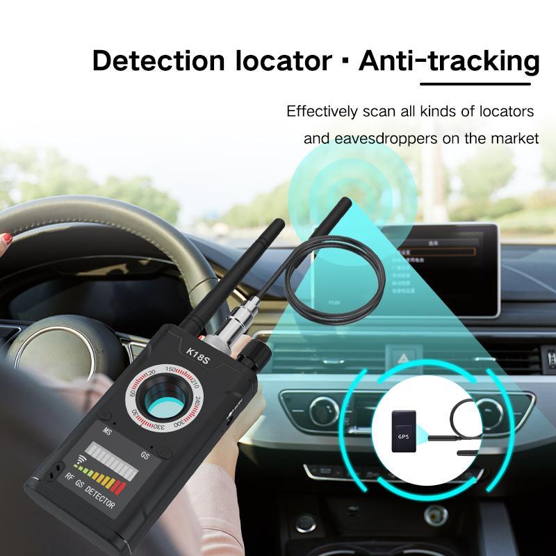 Multifunction Car GPS Tracker Detector, Smart Anti-tracking Detection locator, RF Signal Detector, Portable Detector, Anti-theft Terminator for Home, Travel, Bathroom, Office & Hotel