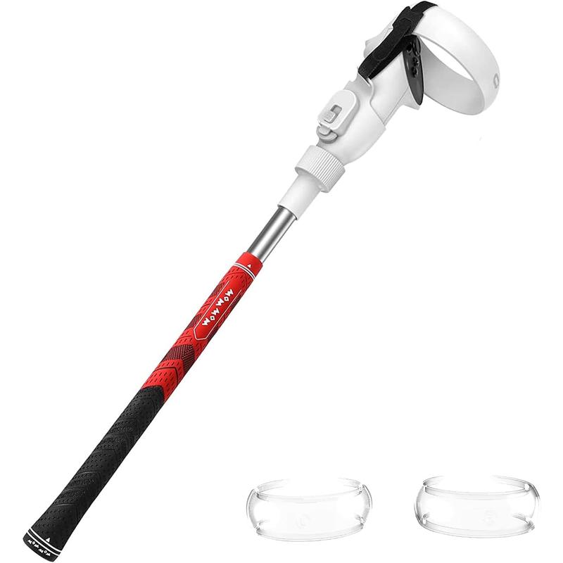 Golf Club Attachment for Quest 2, Upgraded Rugged Design with Push Switch