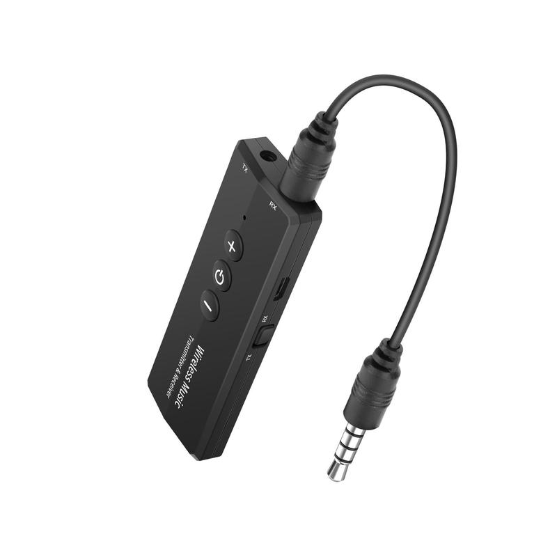 Wireless Audio Receiver, USB Rechargeable Audio Transmitter For TV & Airplane, Audio Receiver For Car Speaker System