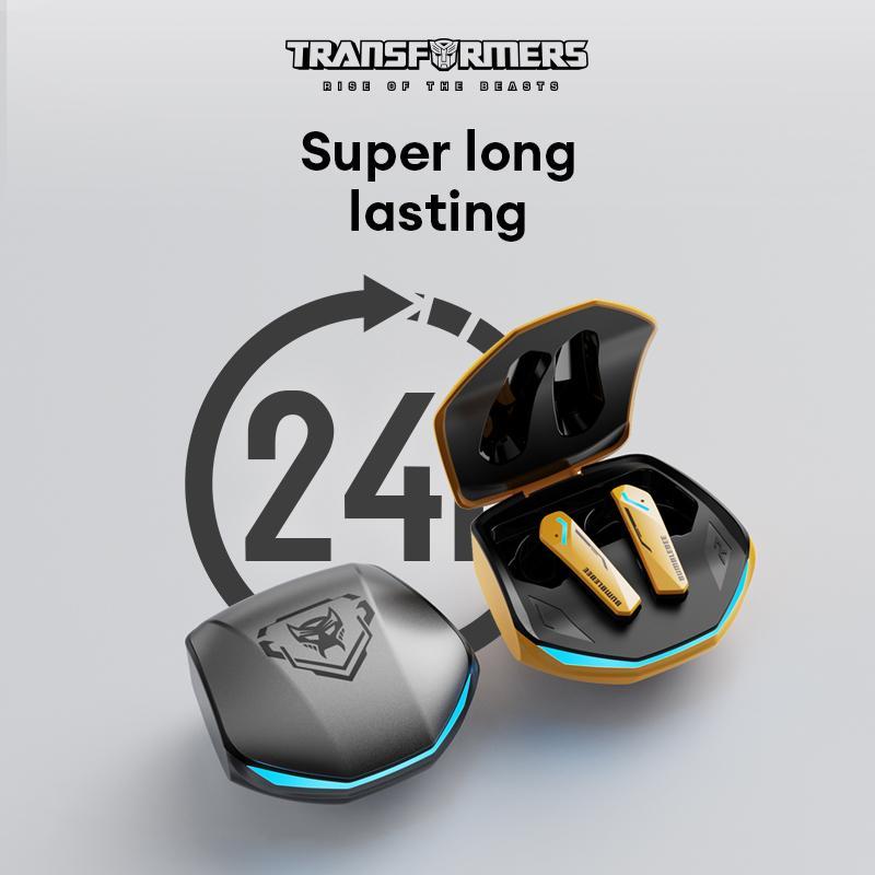 Transformers TF-T10 In-ear Design Wireless Earphones, True Wireless Bluetooth-compatible Headphones, HD Call Long Endurance Gaming Earbuds for Gaming Music, Gaming Earphone, Tws Earbuds