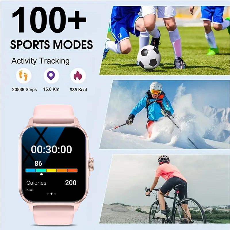 Multifunctional Smart Watch, 1 Count Fashionable Digital Watch with Multiple Sports Modes, Sports Watch for Women & Men