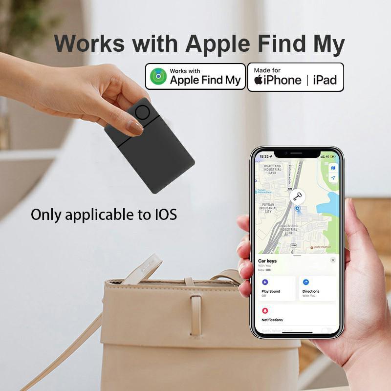 RSH Smart GPS Tracker, Waterproof IP67 Smart Air Tag Suitable for IOS Find My APP, Smart Item Locator, Tracker for Car, Bicycle