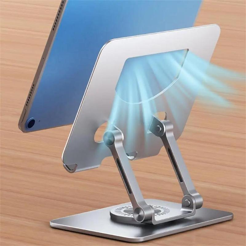 360° Free Rotatable Tablet Stand for for Summer Gift, Adjustable Foldable Desktop Laptop Stand, Stable Tablet Holder Compatible with 4.7-12 Inch iPad Laptop Tablet, Tablet Holder Stand, Tablet Accessories