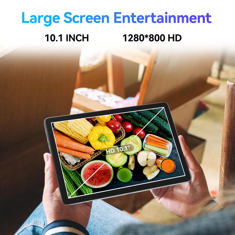 Tablet 2024 Newest Android Tablet, 2 in 1 Tablet with 128GB Large Storage, Tablet 10 Inch Big Screen with Octa-Core Processor, 5G WIFI Tablet with Keyboard, 13MP Rear Camera, 5.0 Bluetooth GPS Mouse Case android tablet tablet bundle